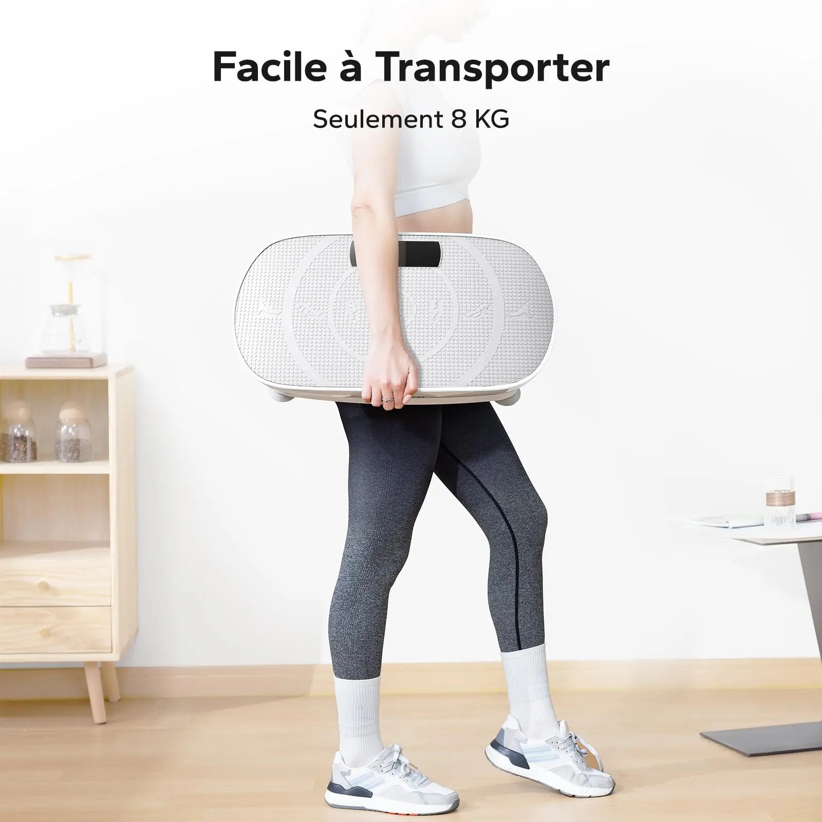 Plateforme vibrante MERACH pour fitness complet du corps, appareil de sport idéal pour exercices à domicile.