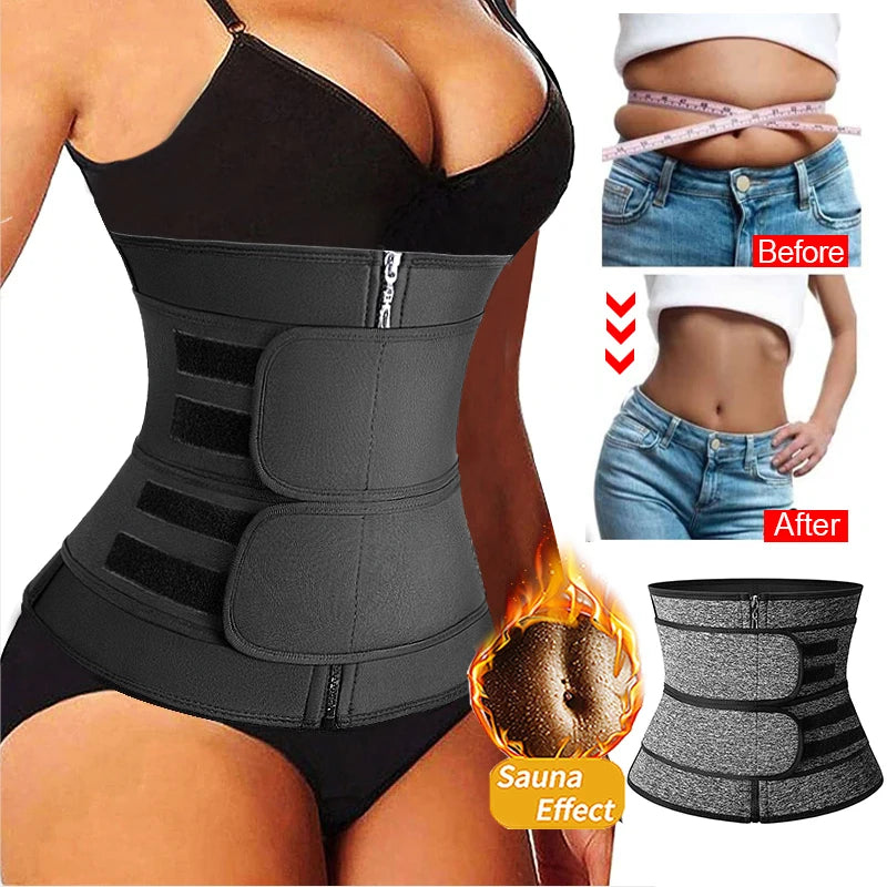 Gaine Amincissante Néoprène Femme - Ceinture Sudation Sport Ventre Plat