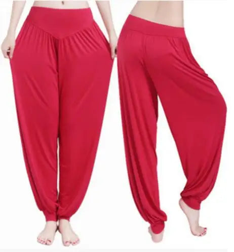 Pantalon Yoga Femme Grande Taille - Legging Sport Coloré Modal