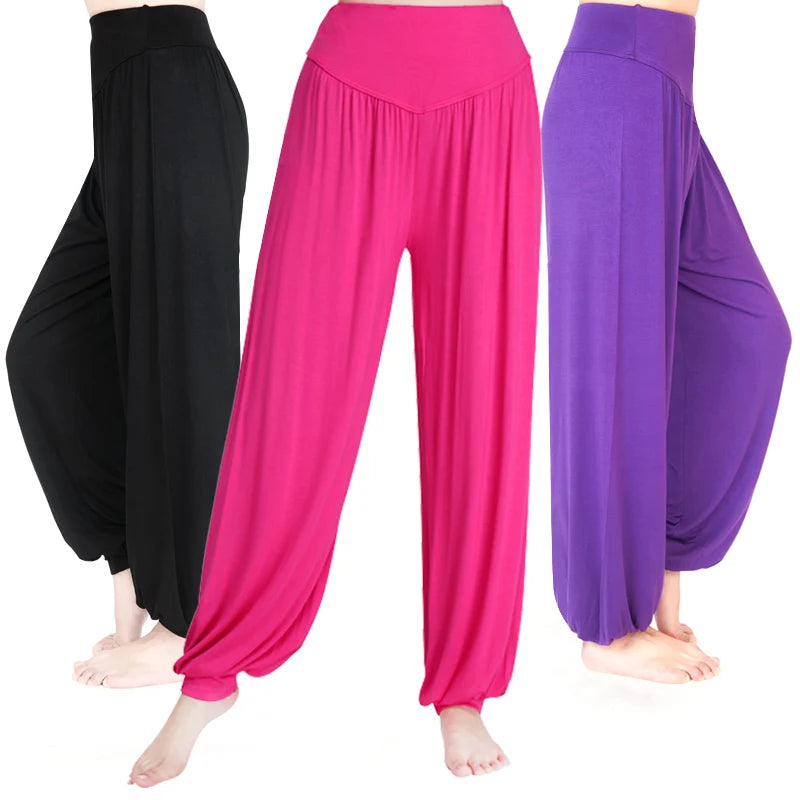 Pantalon Yoga Femme Grande Taille - Legging Sport Coloré Modal