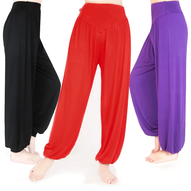 Pantalon Yoga Femme Grande Taille - Legging Sport Coloré Modal