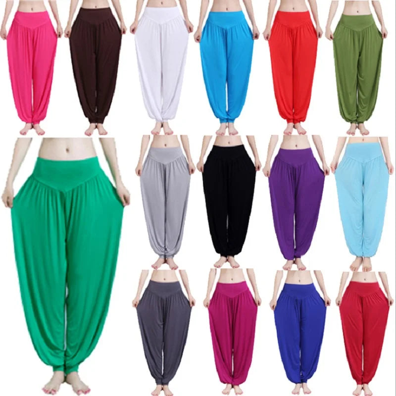 Pantalon Yoga Femme Grande Taille - Legging Sport Coloré Modal