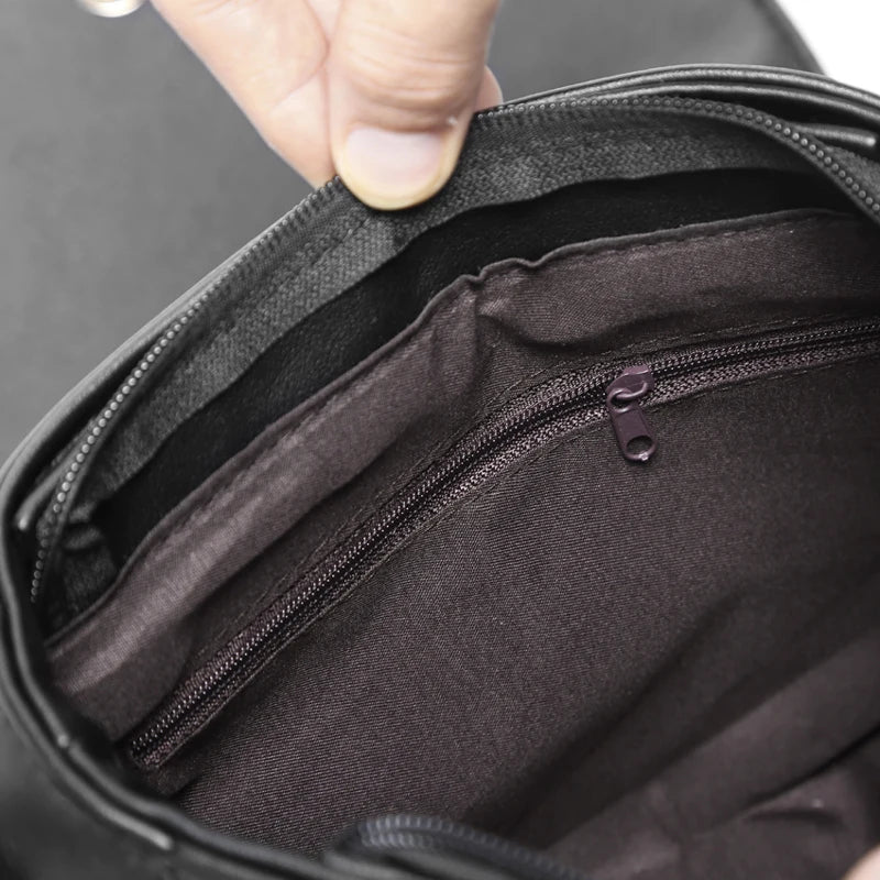 Sac Bandoulière Vintage Femme Cuir PU - Sac Messager Floral Rivets