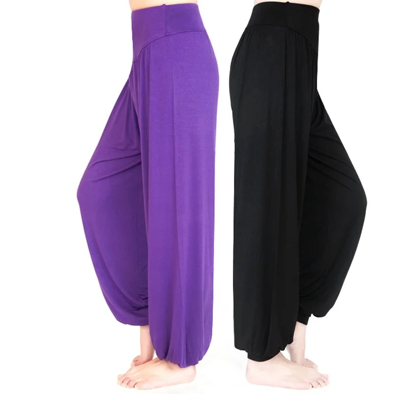 Pantalon Yoga Femme Grande Taille - Legging Sport Coloré Modal
