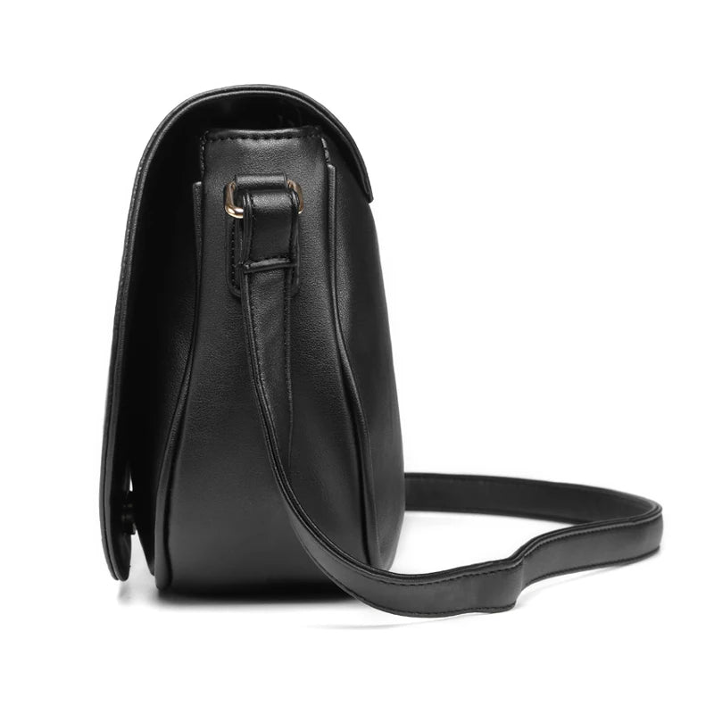 Sac Bandoulière Vintage Femme Cuir PU - Sac Messager Floral Rivets