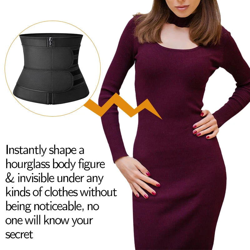 Gaine Amincissante Néoprène Femme - Ceinture Sudation Sport Ventre Plat