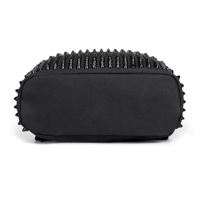 Sac à Dos Femme Cuir PU Noir Cloutés - Sac Punk Rock Vintage