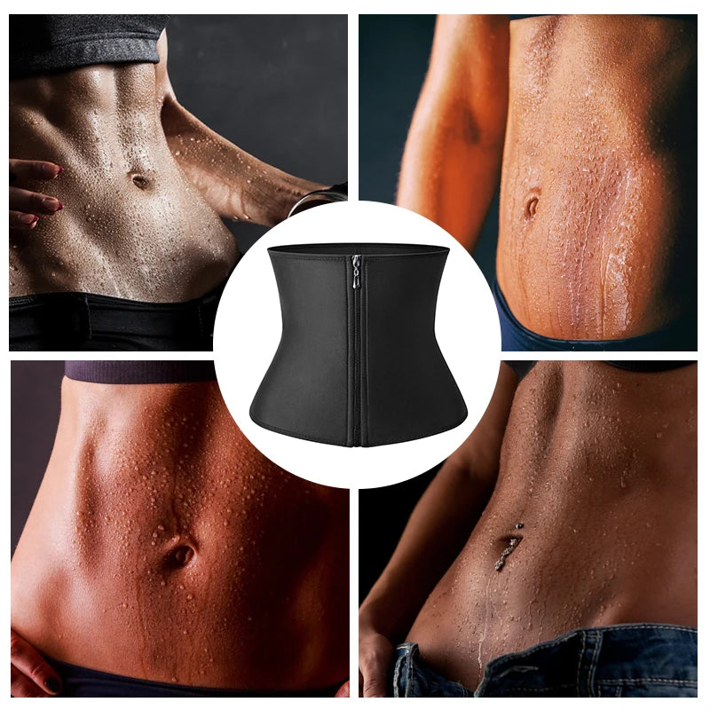 Gaine Amincissante Néoprène Femme - Ceinture Sudation Sport Ventre Plat