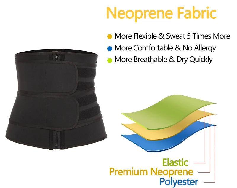 Gaine Amincissante Néoprène Femme - Ceinture Sudation Sport Ventre Plat