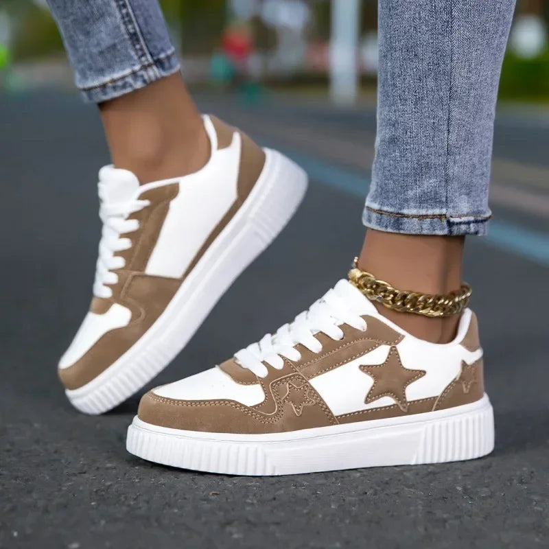 Sneakers Femme Confort Plateforme - Chaussures Marche Respirantes - badassmood