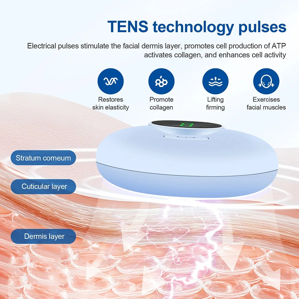 Facial EMS Lifting Machine Chin Cheek Slimming Strap Facial Shaping Massager Double Chin Removal V Line Lift Belt Skin Care Tool - badassmood