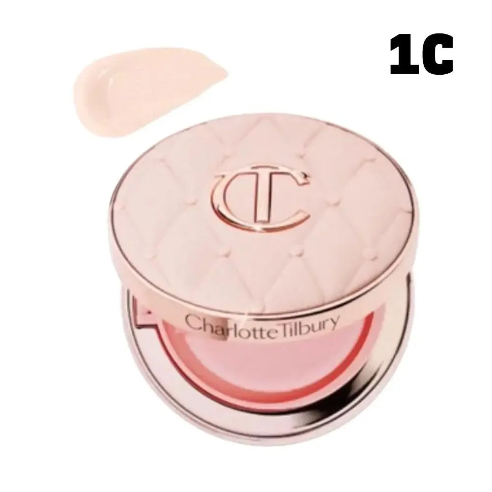 Charlotte Tilbury Shimmer Makeup Air Cushion Lightweight Moisture Oil Control Two Color Heart Shape Powder Blusher Unique Design - badassmood