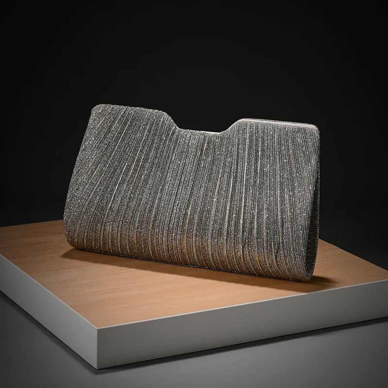 Sac Chaîne Motif Luxe Polyvalent - Pochette Soirée Mariage Femme Bandoulière Épaule - badassmood