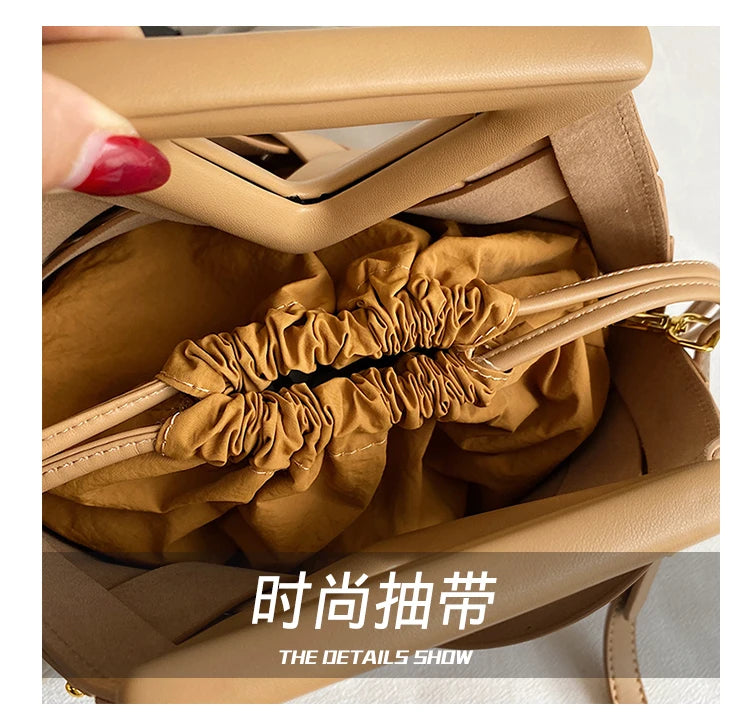 Sac Panier Ajouré Crossbody 2025 - Design Niche Grande Capacité Épaule Femme - badassmood