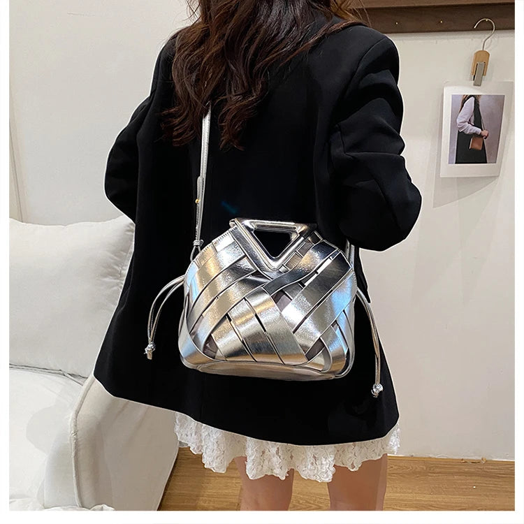 Sac Panier Ajouré Crossbody 2025 - Design Niche Grande Capacité Épaule Femme - badassmood