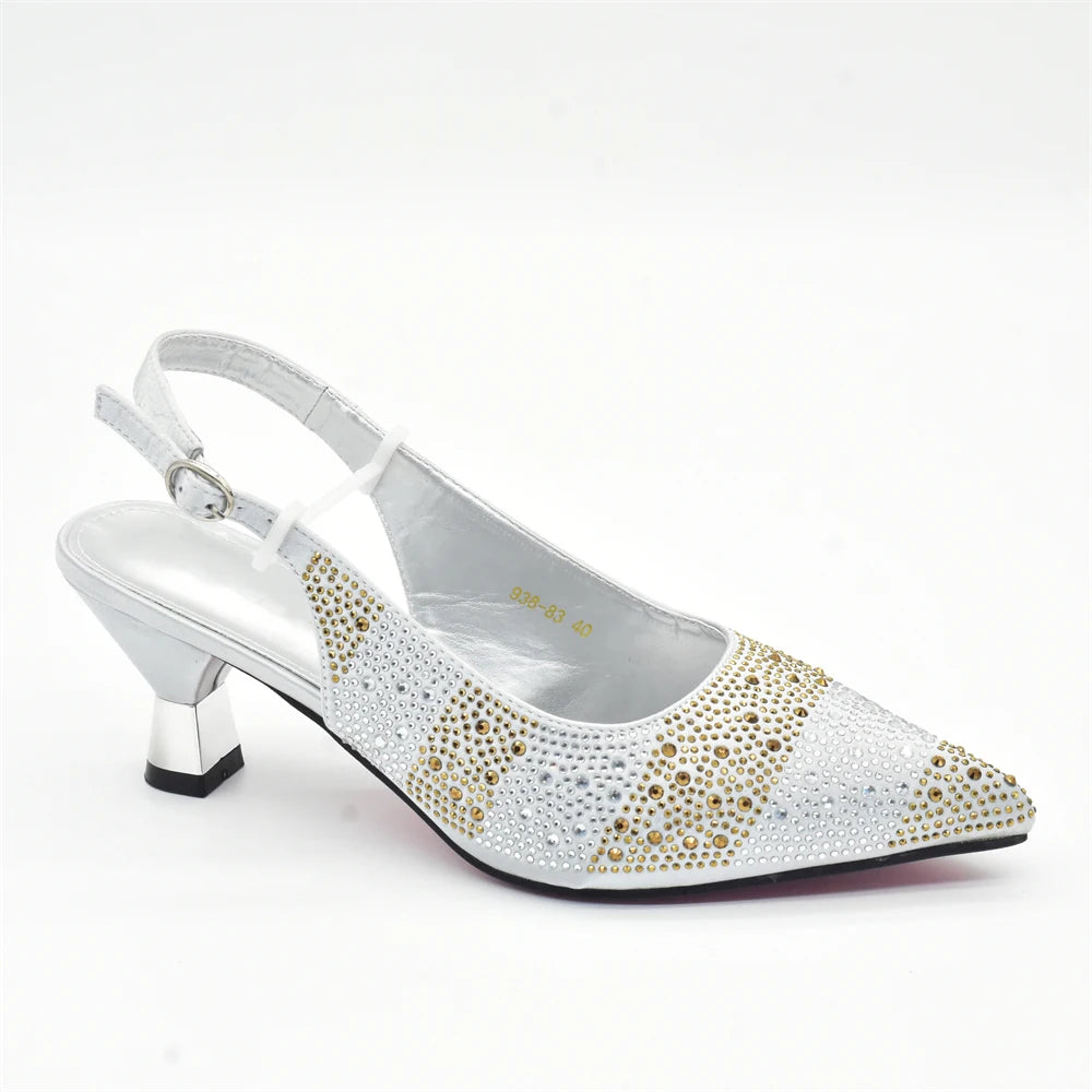 Ensemble Chaussures et Sac Italien Designer Mariage - Escarpins Luxe Femme Mariée Soirée - badassmood