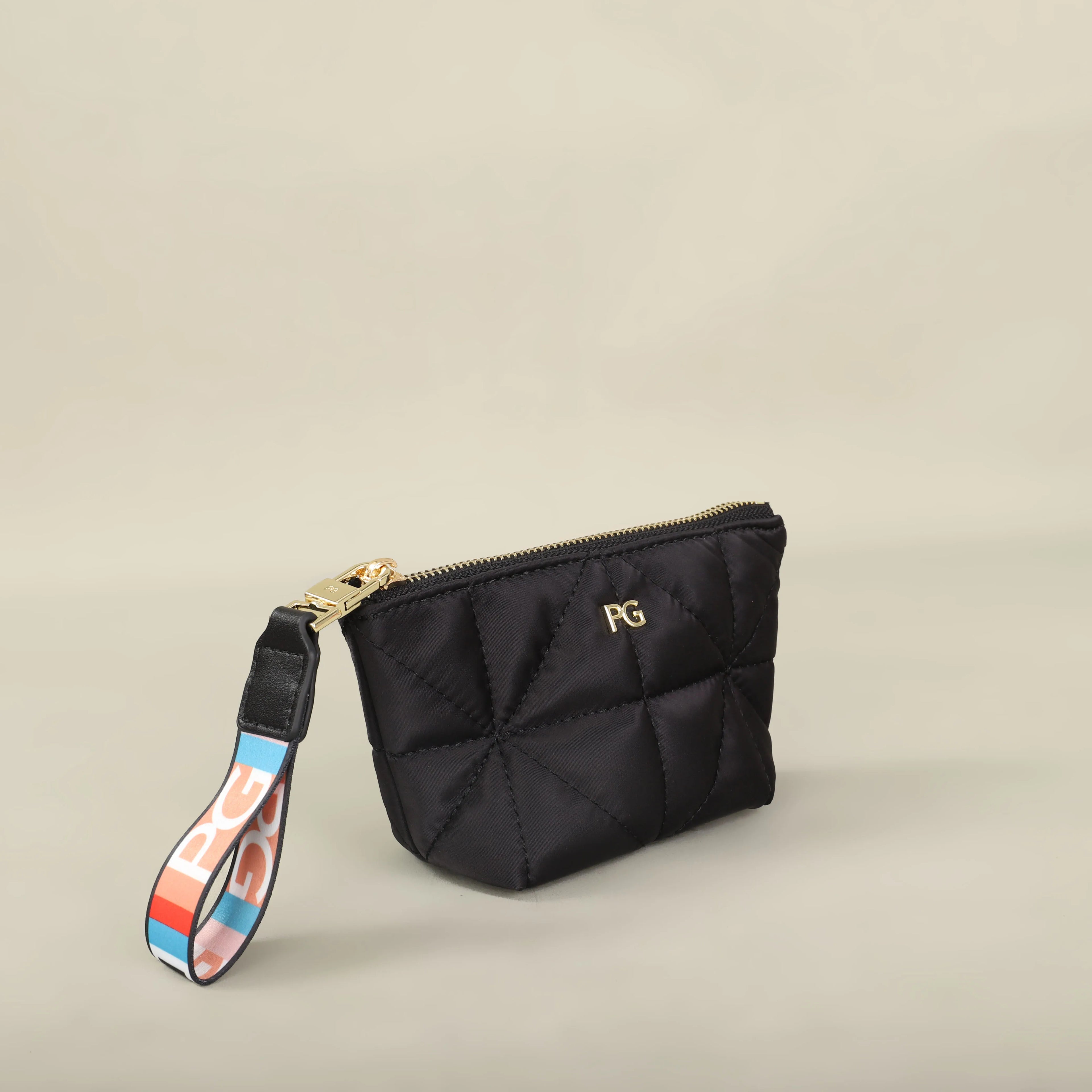 PG 2026 Nylon Change Bag Closed Small Waterproof Cosmetic Bag with Printed Zipper - badassmood