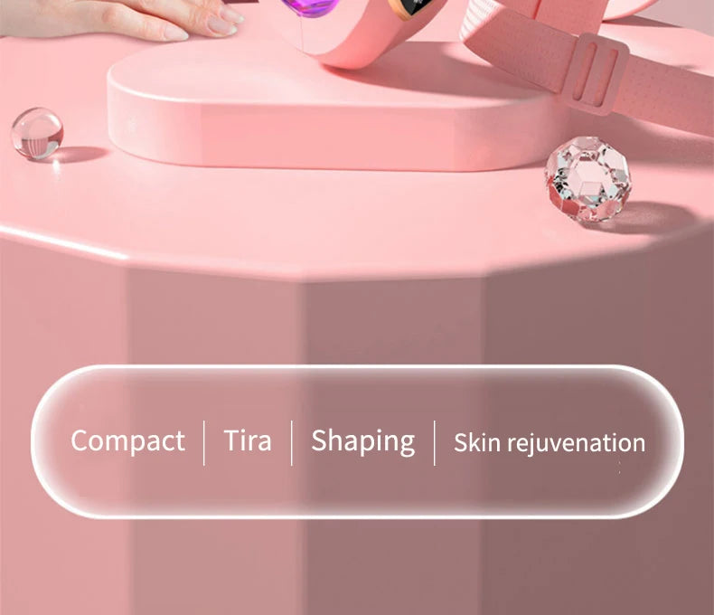 Masseur Lifting Visage Électrique V-Line - 12 Niveaux Vibration Raffermissant - badassmood