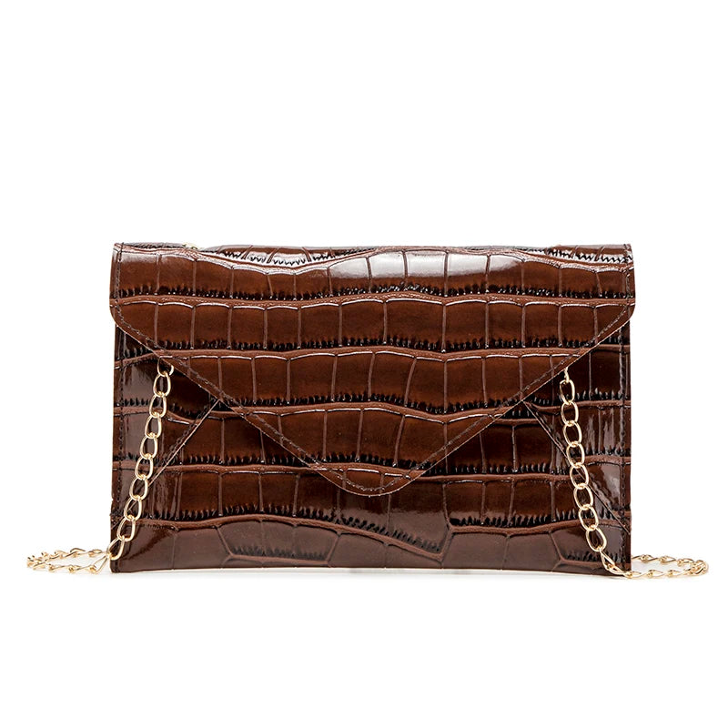 Pochette Soirée Or Argent Chaîne Luxe - Clutch Mariage Banquet Élégante Femme - badassmood