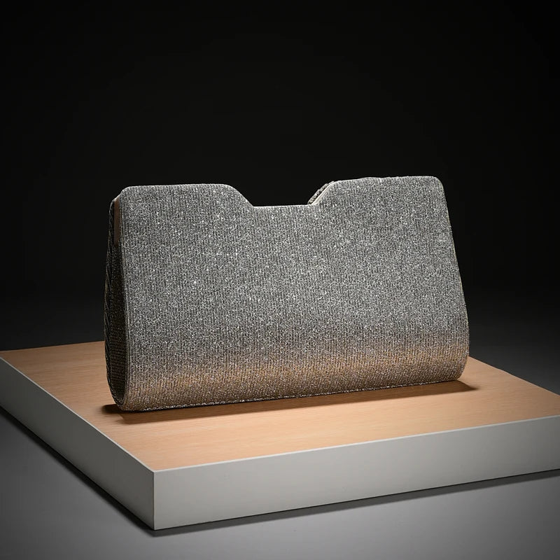 Sac Chaîne Motif Luxe Polyvalent - Pochette Soirée Mariage Femme Bandoulière Épaule - badassmood