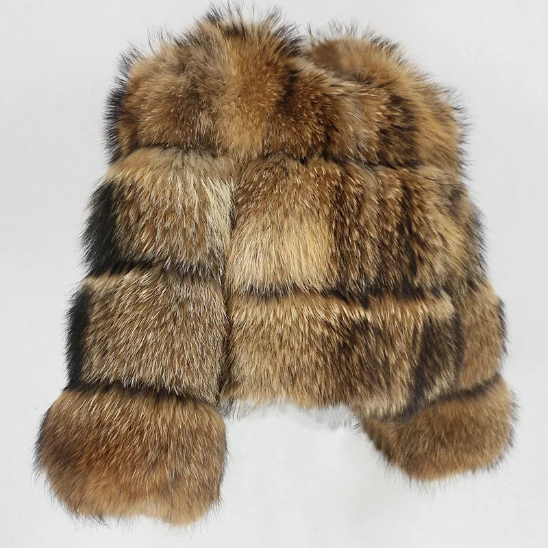 Manteau Fausse Fourrure Femme - Veste Courte Chaude Élégante Hiver - badassmood