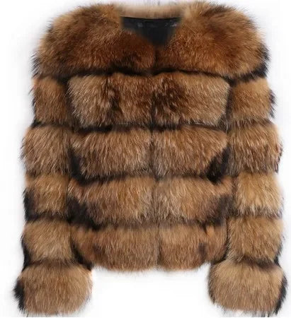 Manteau Fausse Fourrure Femme - Veste Courte Chaude Élégante Hiver - badassmood