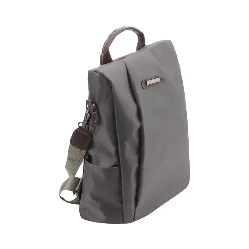 Sac à dos femme multifonction avec bandoulière amovible, style casual tendance, sac à dos pratique et élégant.