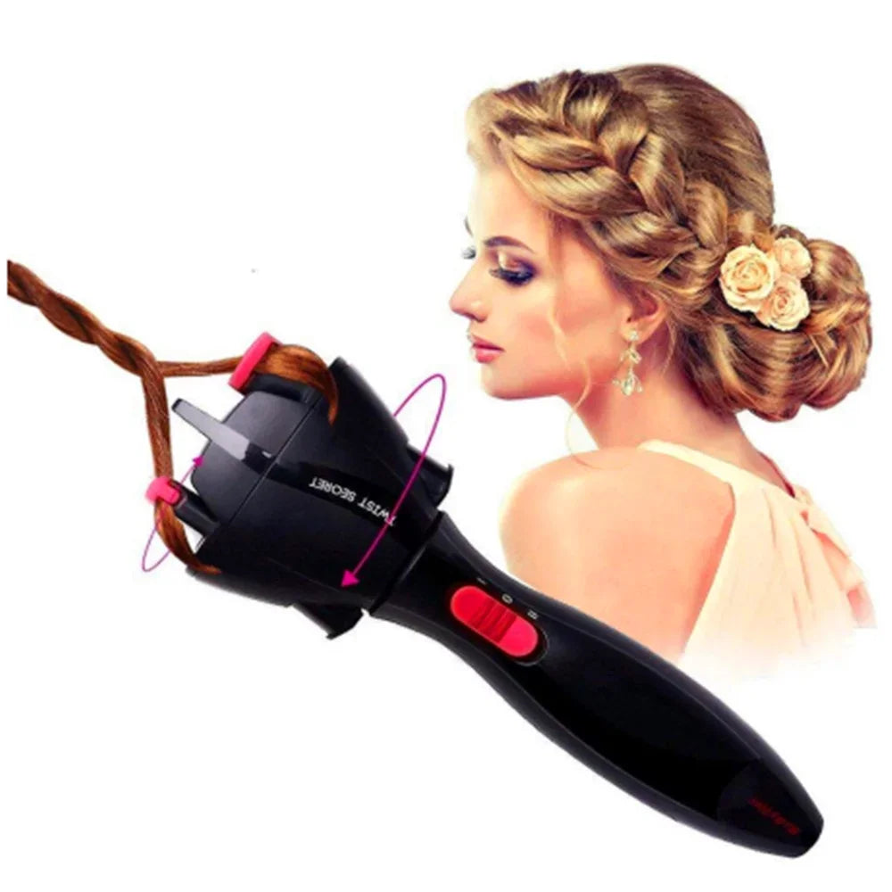 Automatic Hair Braider Electric Hair Braider Automatic Twist Braider Knitting Machine DIY  Styler Hair Styling Tool - badassmood