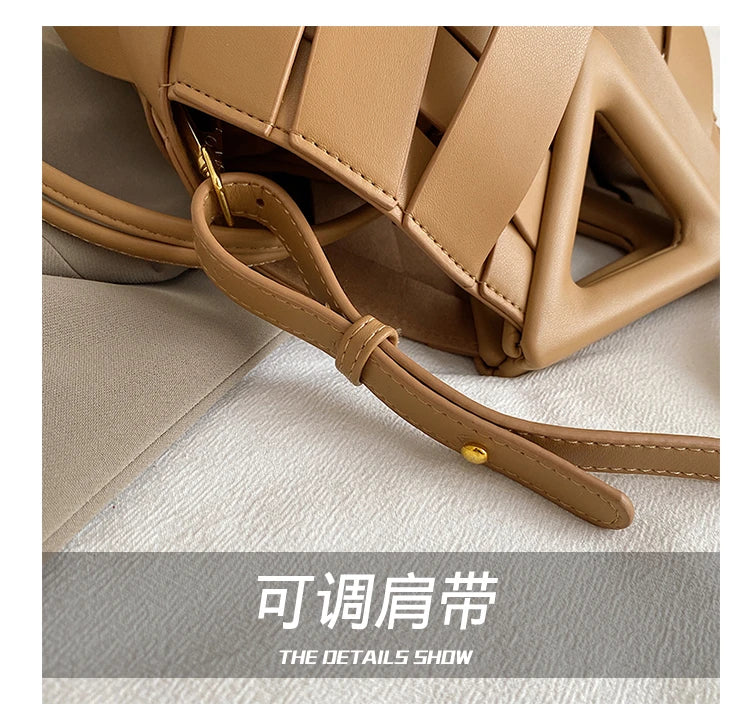 Sac Panier Ajouré Crossbody 2025 - Design Niche Grande Capacité Épaule Femme - badassmood