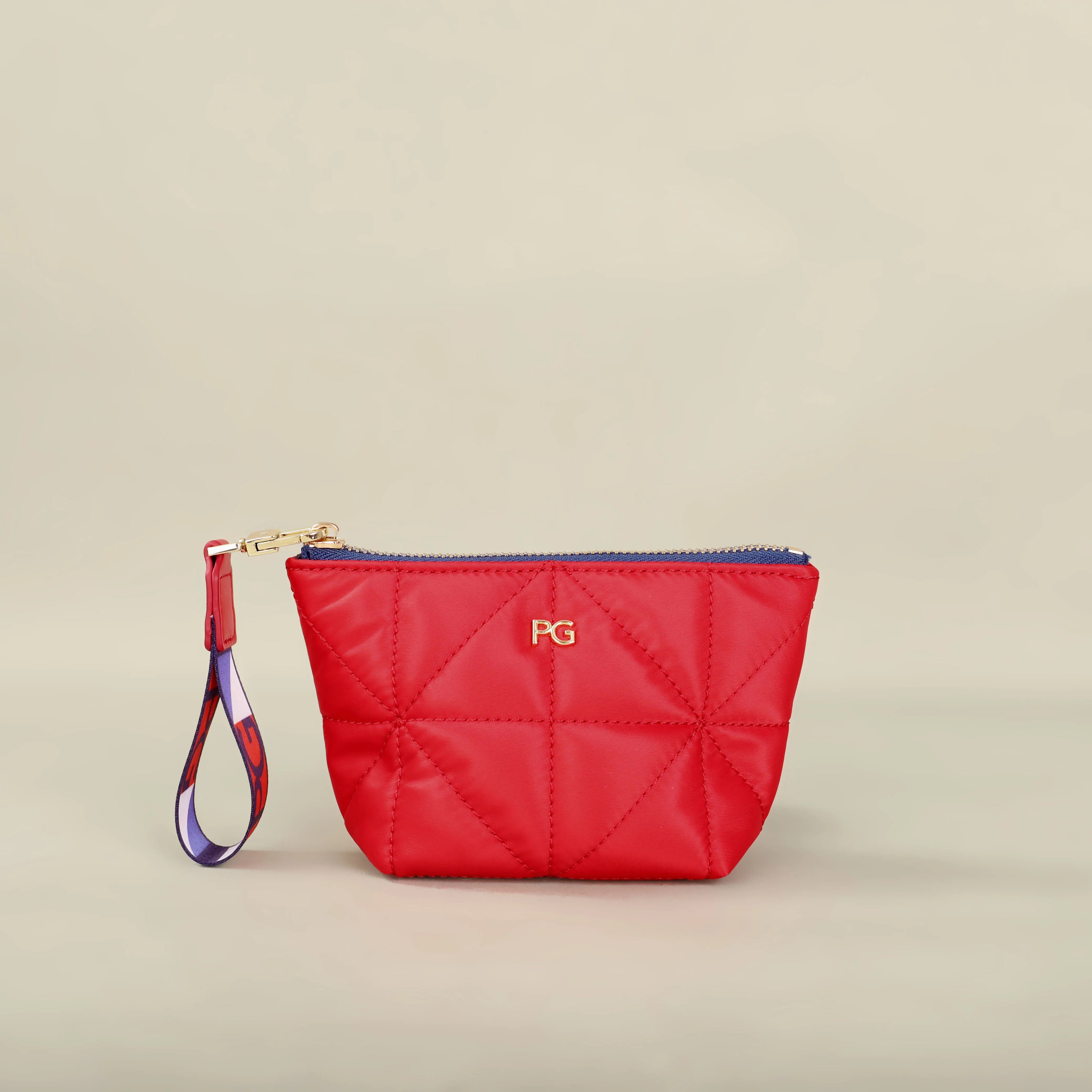 PG 2026 Nylon Change Bag Closed Small Waterproof Cosmetic Bag with Printed Zipper - badassmood