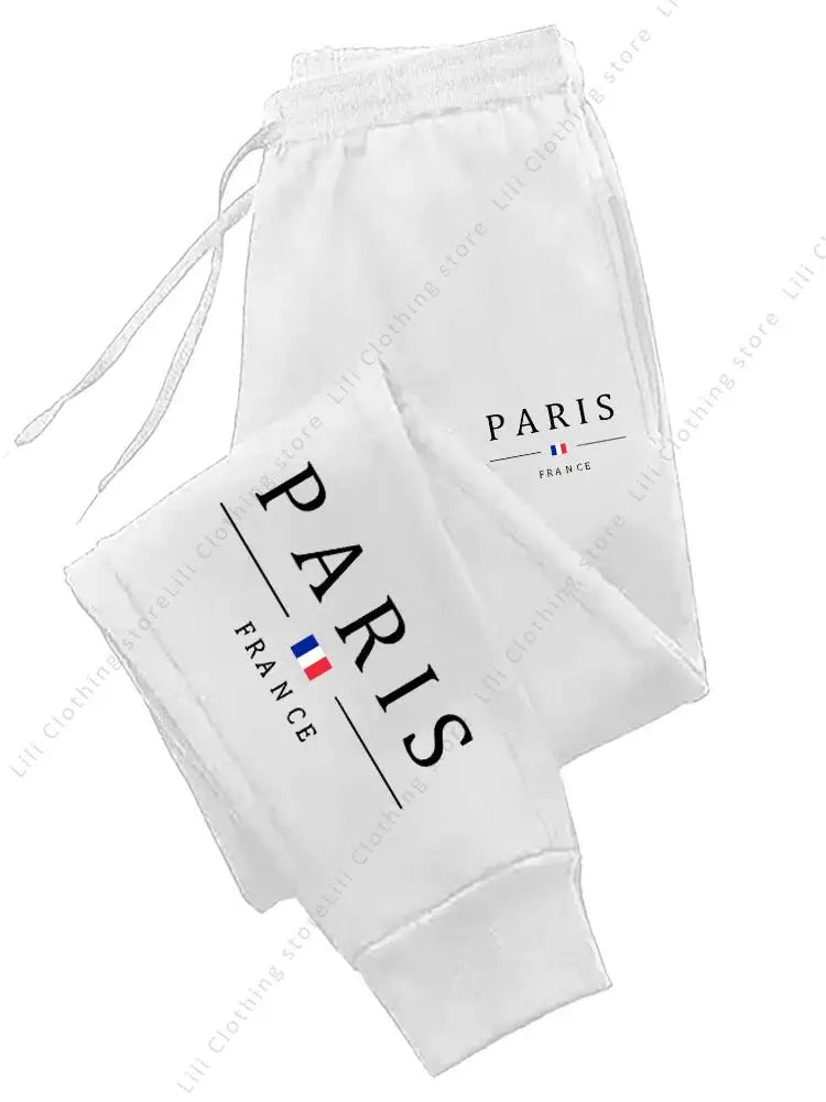 Pantalon de jogging femme Badassmood.com, style sport casual en fleece pour automne-hiver 2025, confortable et tendance.