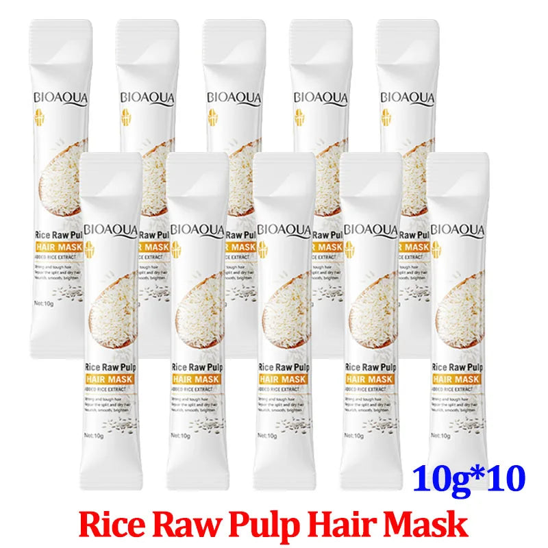 10/30/50/100/400g Magical Keratin Hair Mask 5 Seconds Repair Damaged Frizzy Hair Soft Smooth Shiny Rice Moisturizing Hair Care - badassmood