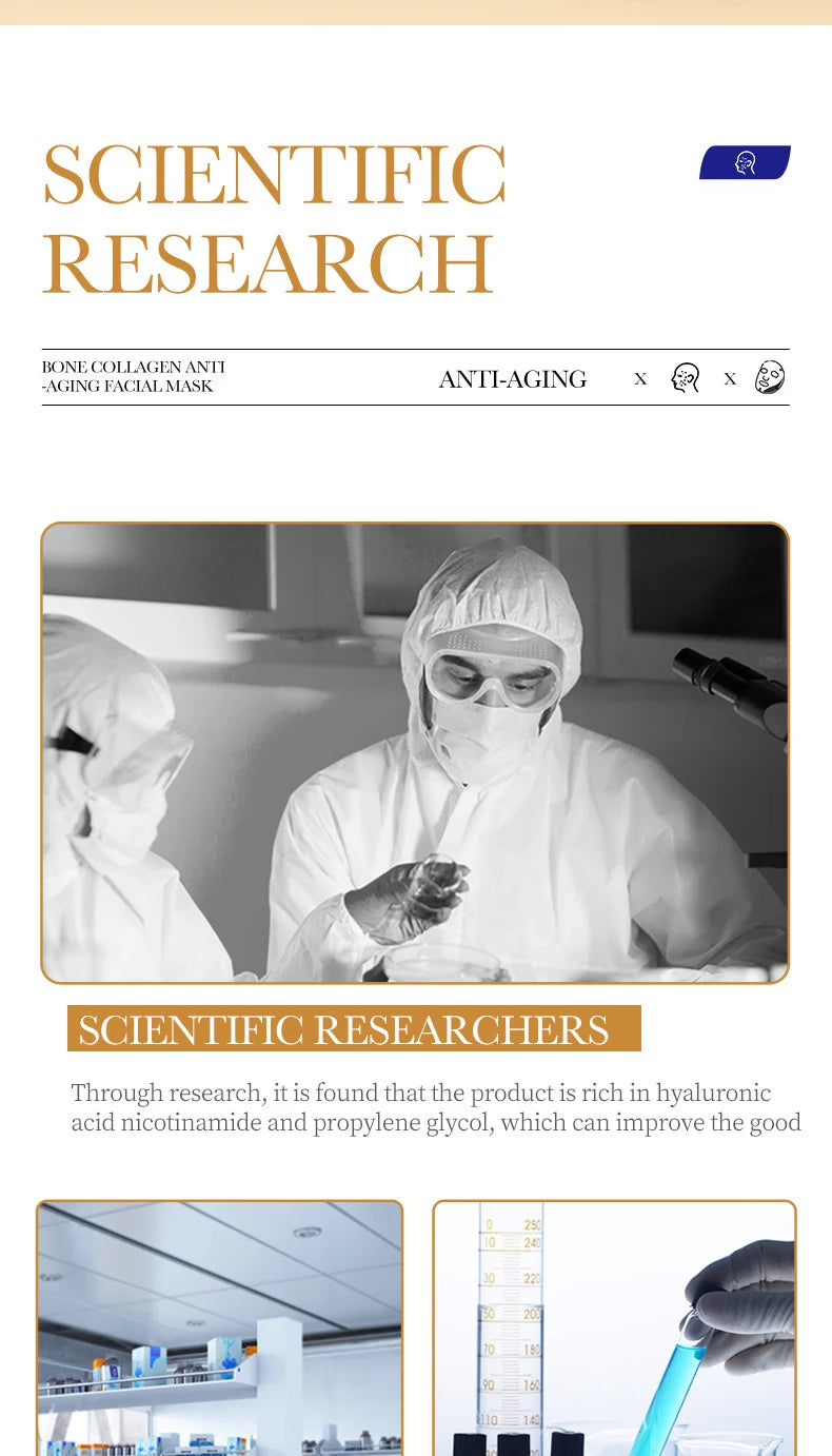 Masque Visage Collagène Anti-Rides x10 - Hydratant Raffermissant Coréen - badassmood