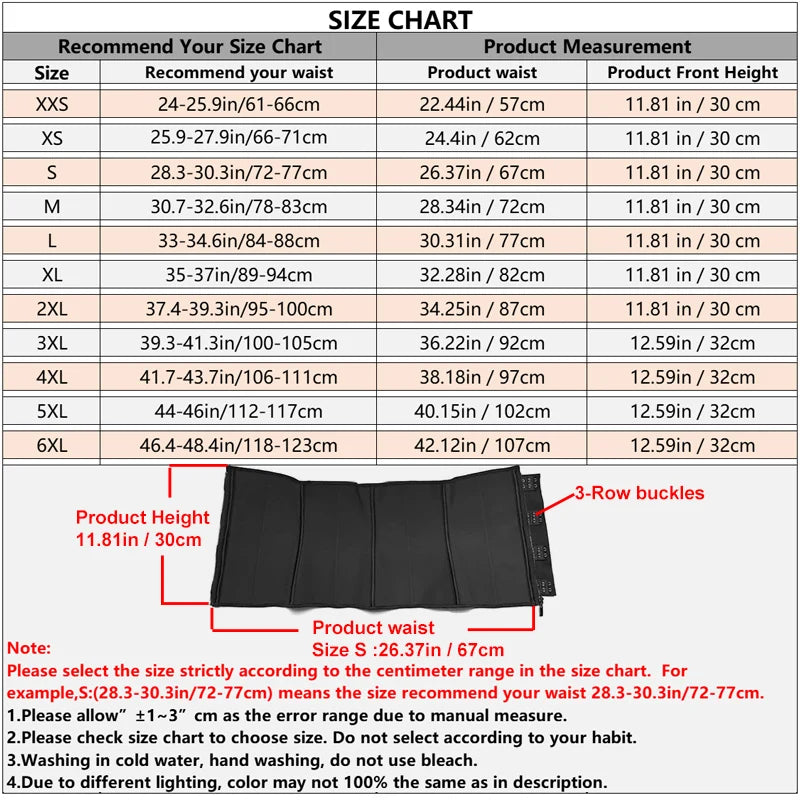 Corset Gaine Amincissante Latex Femme - Ceinture Minceur Zip Noir