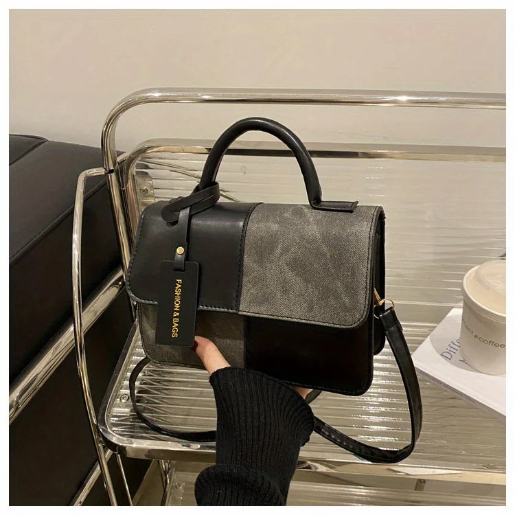 Sac à main femme géométrique de Badassmood avec bandoulière élégante, parfait pour un style quotidien tendance et moderne.