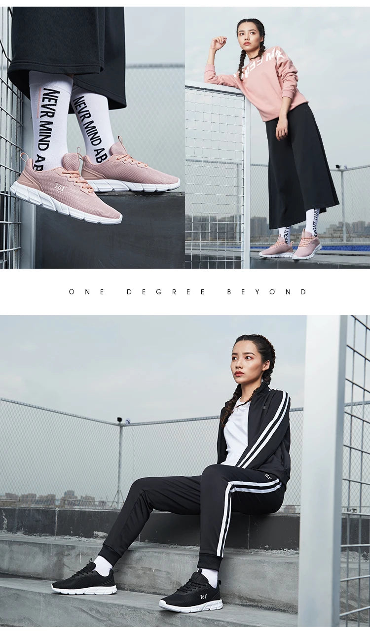 Baskets Running Femme 361 Degrees - Légères Respirantes Amorti - badassmood