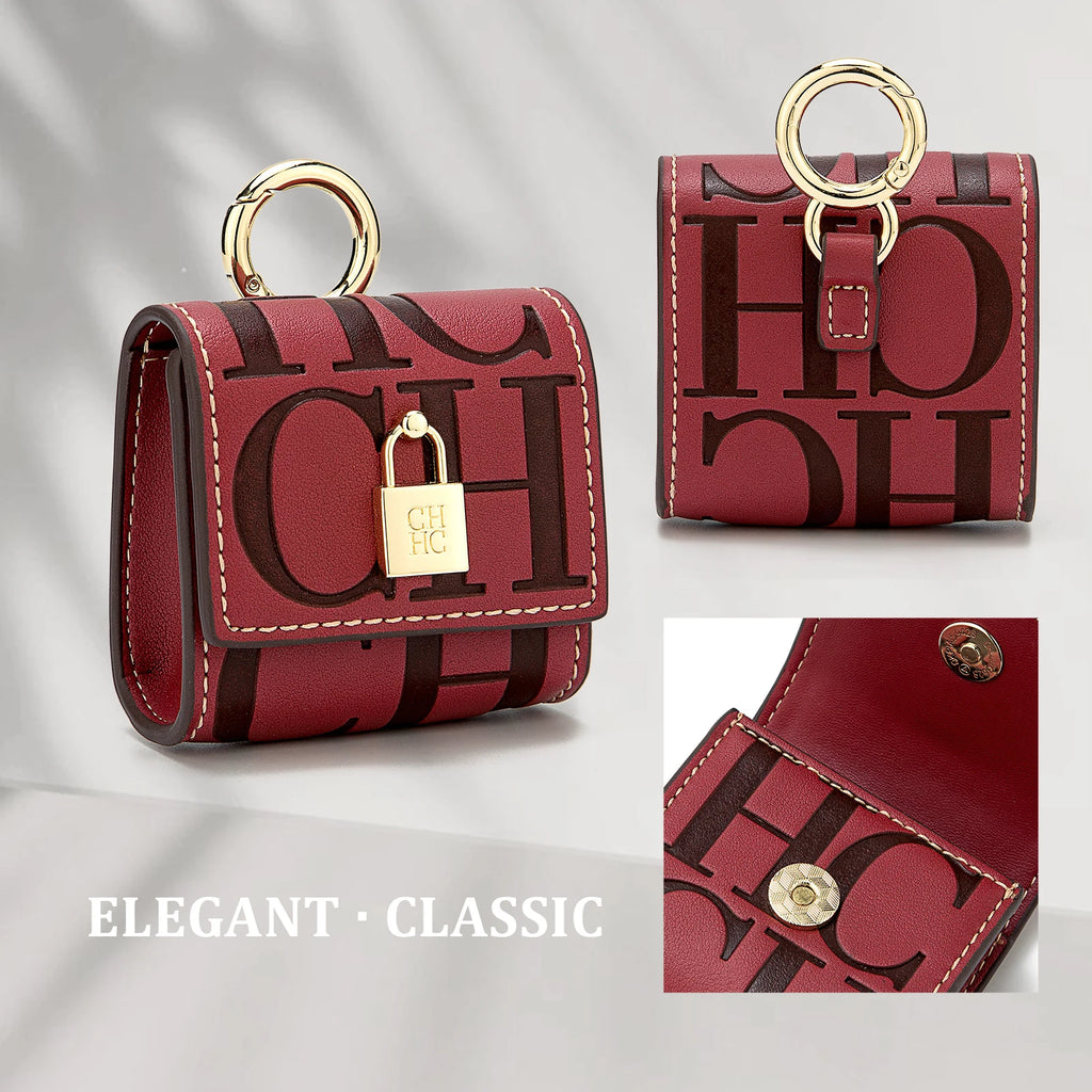 Mini Sac CH Brand Écouteurs Gaufré Luxe 2025 - Design Polyvalent Automne Hiver - badassmood