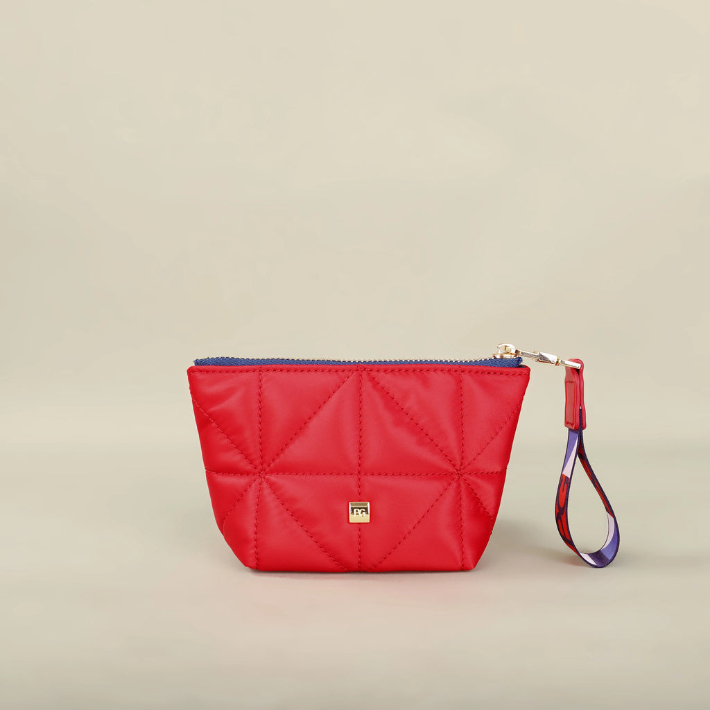 PG 2026 Nylon Change Bag Closed Small Waterproof Cosmetic Bag with Printed Zipper - badassmood