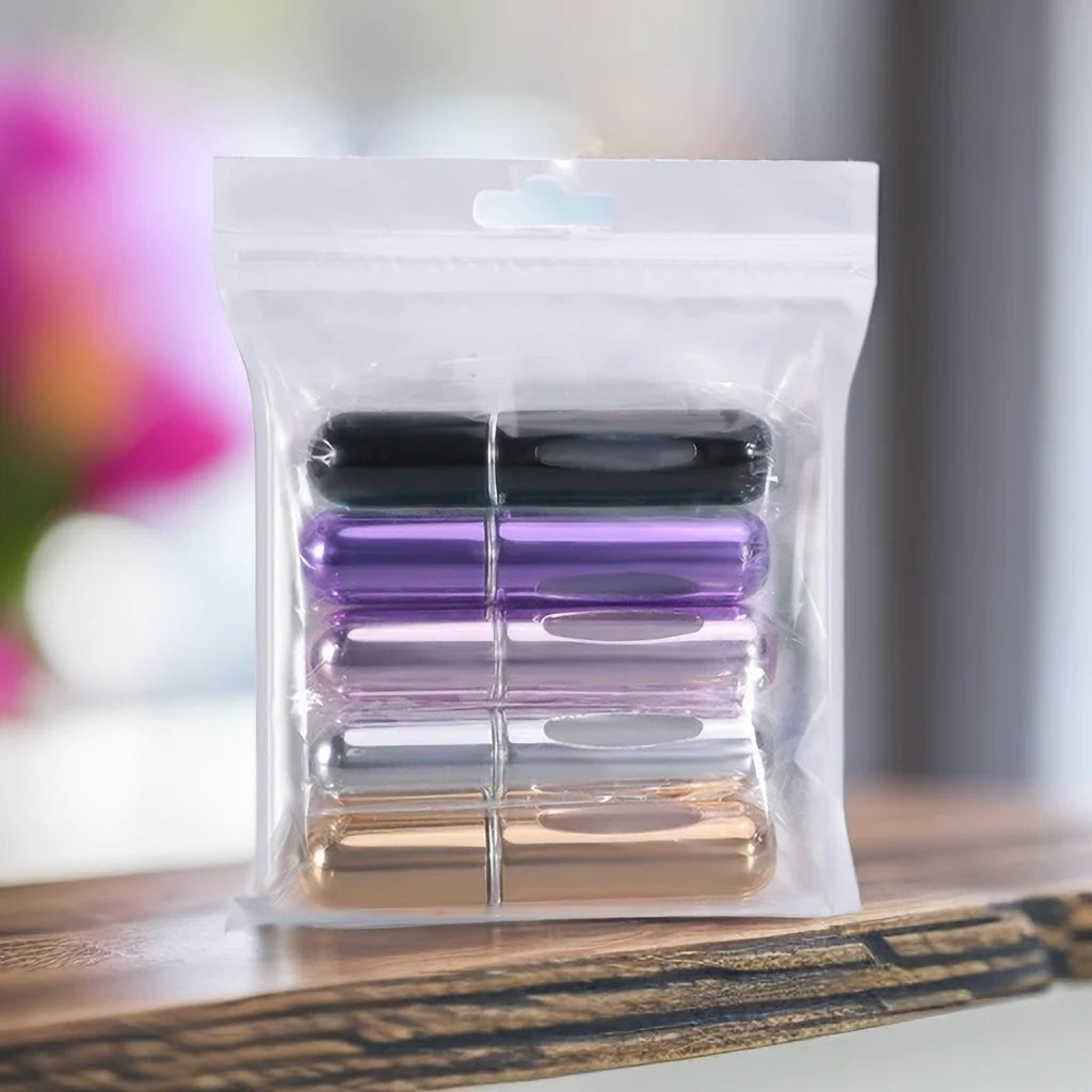 1/5Pcs Travel Perfume Bottle Refillable Portable Mini Atomizer Spray Refill Bottle Women Pocket Dispenser Cologne Sprayer 5ml - badassmood