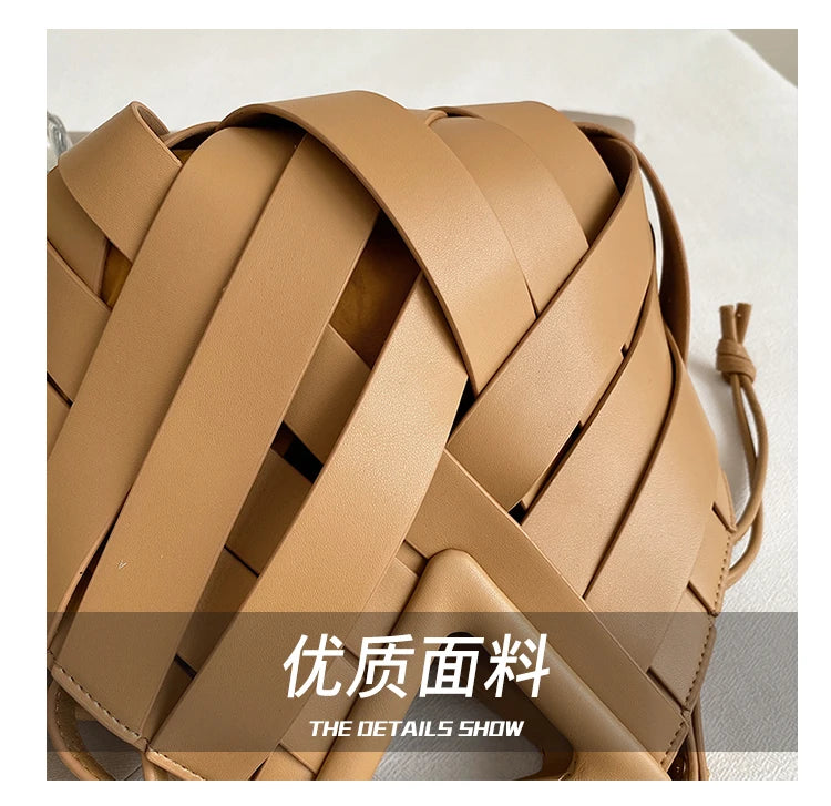 Sac Panier Ajouré Crossbody 2025 - Design Niche Grande Capacité Épaule Femme - badassmood