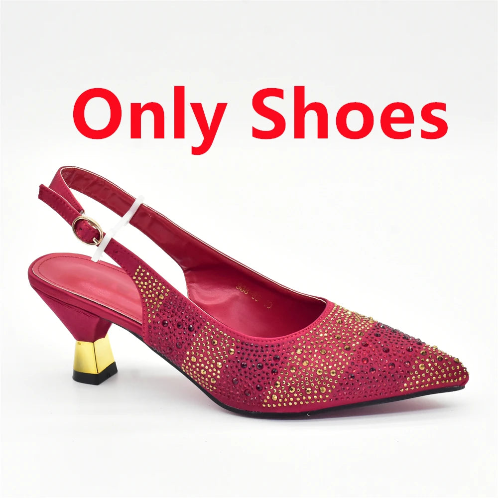 Ensemble Chaussures et Sac Italien Designer Mariage - Escarpins Luxe Femme Mariée Soirée - badassmood
