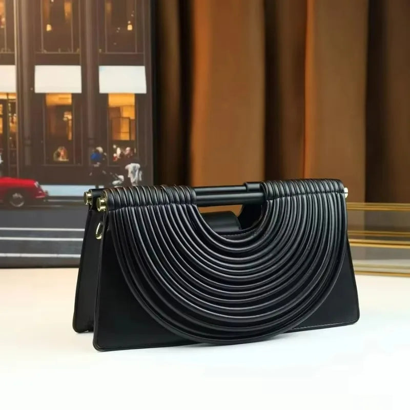 Sac à Main Tressé Artisanal 2025 - Pochette Design Haut de Gamme Bandoulière Femme - badassmood