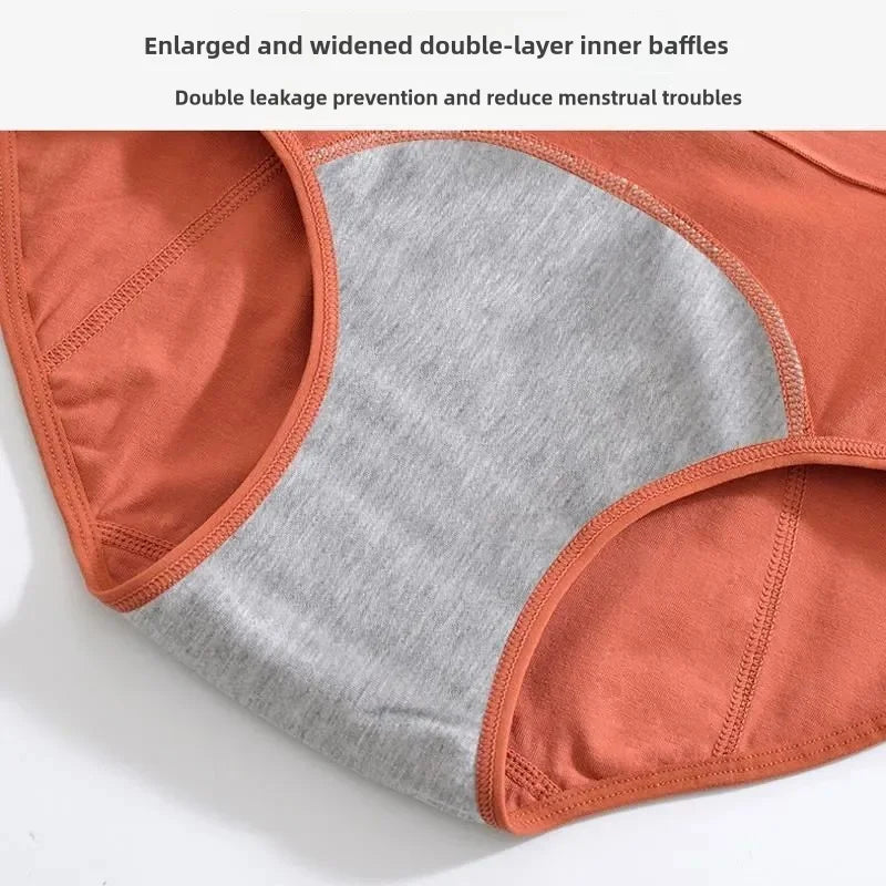 Panties for Menstruation Cotton Menstrual Panties High Waist Period Underwear Culotte Menstruelle Leak Proof Bragas Menstruales - badassmood