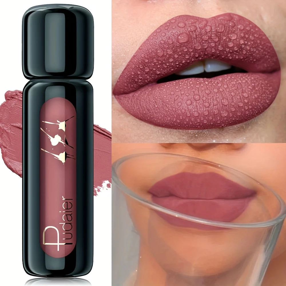 Gloss Lèvres Mat Velours - Haute Pigmentation Longue Tenue 3,5g - badassmood