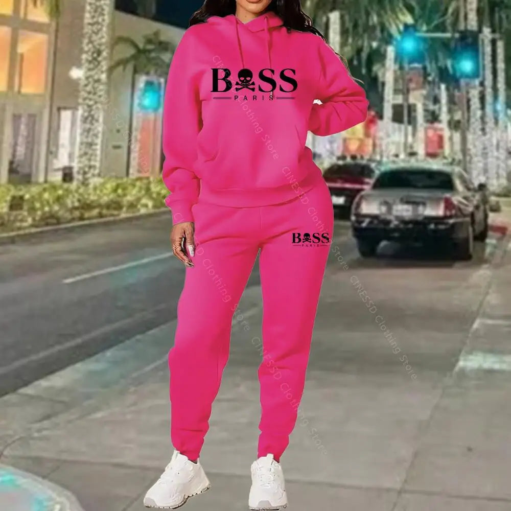 Survêtement Femme Designer Luxe 2026 - Sweat + Pantalon Haute Qualité Automne Hiver - badassmood