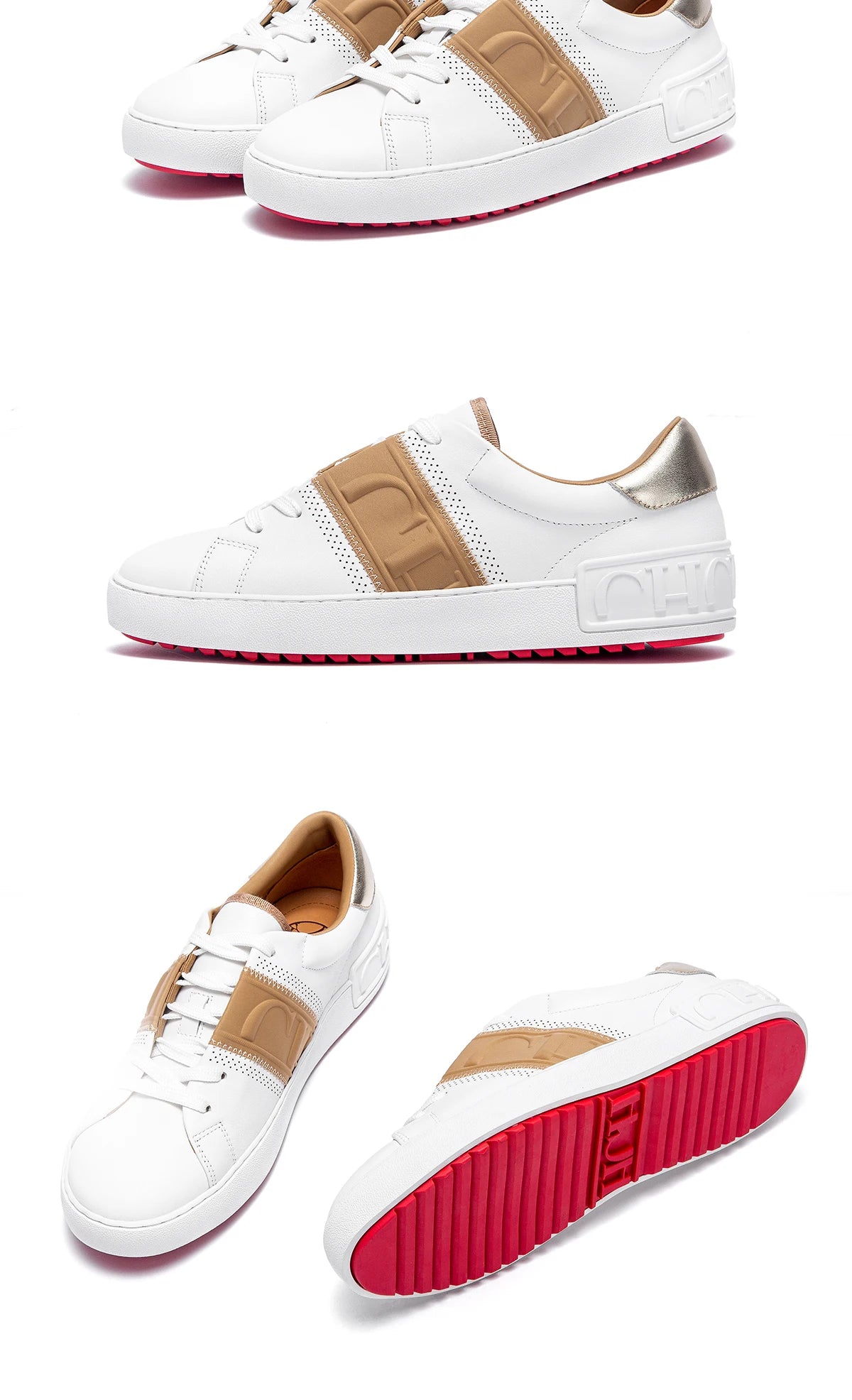 Baskets Femme Blanches Plates 2025 - Sneakers Confort Technologie Balance Semelle Luxe - badassmood