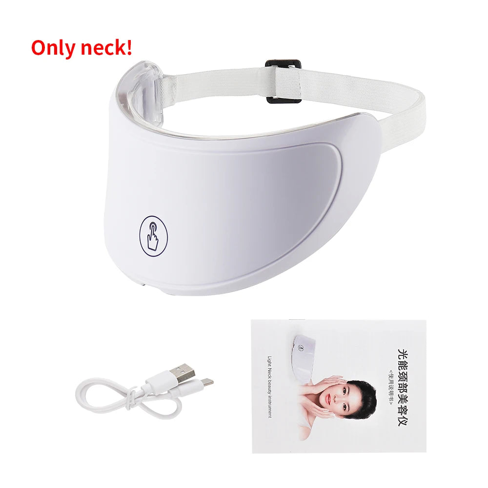 Masque LED Photothérapie 7 Couleurs - Rajeunissement Visage & Cou Sans Fil - badassmood