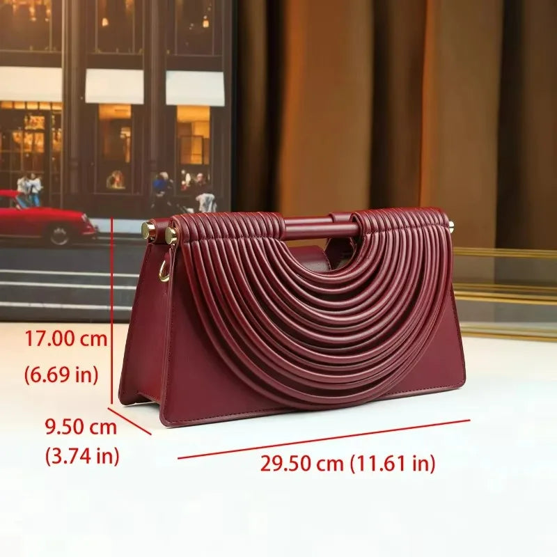 Sac à Main Tressé Artisanal 2025 - Pochette Design Haut de Gamme Bandoulière Femme - badassmood