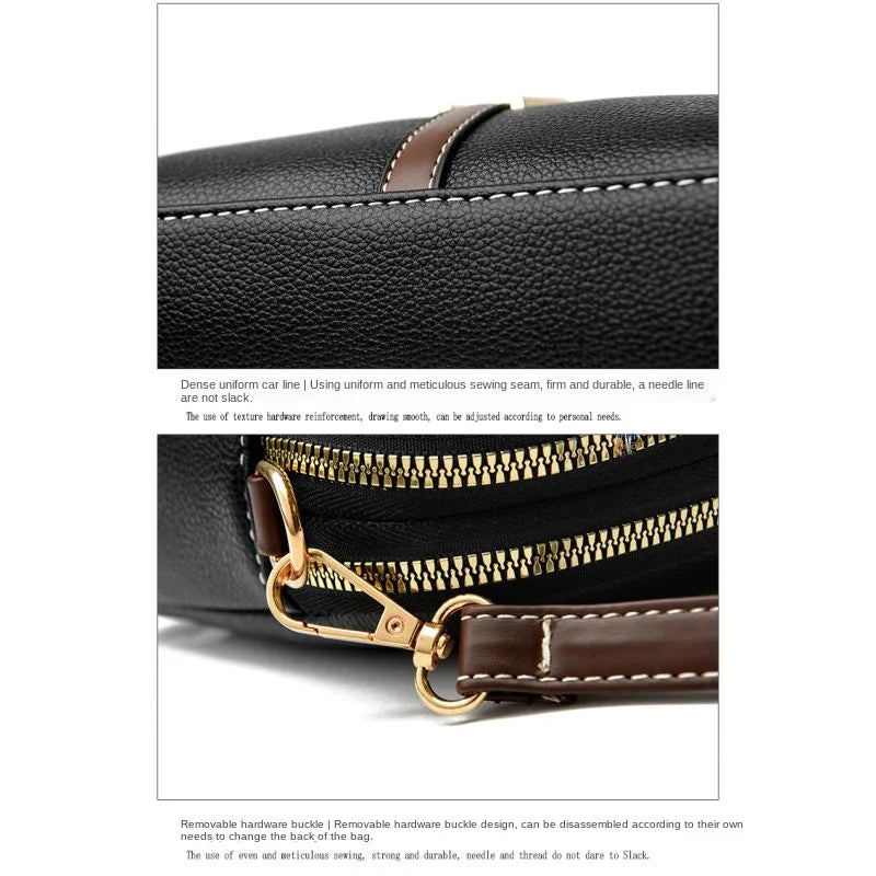 Sac à Main Cuir Femme Designer - Sac Bandoulière Luxe Messenger - badassmood