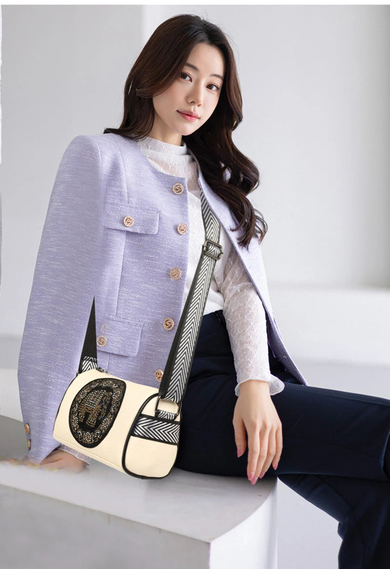 Sac à Main Cuir Luxe Femme - Sac Bandoulière Designer Élégant - badassmood